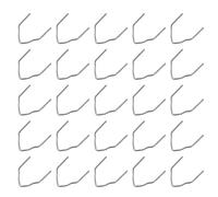 POPETPOP 500 Piezas Soldadura de Hilo para Reparación de Parachoques de Coche, Varilla de Soldadura de Acero Inoxidable 0.8mm, Polvo Interno, Reparación de Grapas