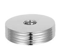 POPETPOP 6 Piezas Roseta de Escudete de Tornillo de Acero Inoxidable, Embellecedor para Tubería de Ducha, Abertura Estándar 22mm, 6 Uds, Plata, para Reparaciones de Baño y Cocina