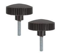 POPETPOP Accesorios para Silla Columpio Jardín Exterior, para Garden Swing y Glider Hammock Egg Chairs, Negro, Plástico E Hierro, 7x5,8x5,8cm, Ajuste Estable para Patio y Exterior