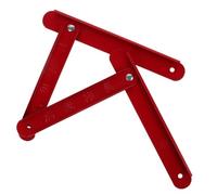 POPETPOP Bisagra de Escalera de Mano Plegable Pieza de Escalera Plegable Hierro Rojo Reemplazable de Tijera de Aluminio