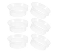 POPETPOP Boquilla para Botellas de Agua Caliente de Plástico, Tapa Vertedor a Prueba de Fugas para Termos de 5 Libras, Pack de 6 Unidades Anillo Aislante, Compatible para Uso en Cocina