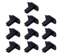 POPETPOP Botones de Repuesto para Escalera Simple y Escalera Recta de Plástico Negro Fácil Instalación y Resistente al Impacto Paquete de 10 Unidades