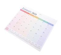 POPETPOP Calendario Mensual Magnético para Nevera, Calendario de Nevera 2024.1-2025.6, Superficie Lisa, Escritura Cómoda, Diseño Simple, para Casa y Escuela