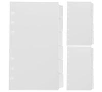 POPETPOP Divisores de Plástico para Cuadernos y Libretas, 18 Hojas A6 6 Orificios, Separadores Versátiles para Organizar Documentos en Obsequio
