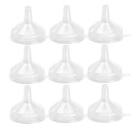 POPETPOP Embudos Ligeros y Fáciles de Llevar de Plástico Pp 50 para Transferencia de Líquidos Cosméticos Ideales para Lociones y Aceites Esenciales en Cocina y Laboratorio