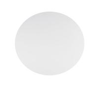 POPETPOP Lienzo Redondo de 40 Cm en Canvas Blanco para Pintura al Óleo y Acrílica, Marco Estirado Adecuado para Manualidades y Embellecimiento de Paredes