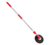 POPETPOP Mango de Repuesto con Acero Inoxidable y Plástico para Trapeador Giratorio Rojo Diseño Telescópico para Limpieza y Almacenamiento Compacto en Mopa