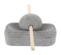 POPETPOP Molinillo de Piedra Manual Piedra de Moler para Medicina Tradicional China y Semillas Uso en Cocina y Viajes al Aire Libre para Profesionales y Aficionados de Medicina Tradicional
