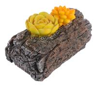 POPETPOP Ocultador de Llaves Exterior de Resina con Diseño Realista de Tocón de Árbol Caja Oculta para Jardín y Patio Resistente y Discreto para Almacenamiento Seguro