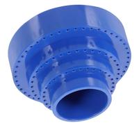 POPETPOP Organizador Giratorio de Plástico 116 Orificios y Base Firme Caja de Almacenamiento de Brocas de Amolar Azul para Taladro y Brocas de Uñas