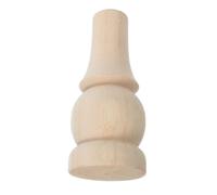 POPETPOP Pata de Mesa Forma Cilíndrica Redondeada de Madera Maciza Estilo Europeo Clásico Construcción en Madera de Caucho Marrón, Adecuado para Áreas Familiares y Dormitorios para Áreas