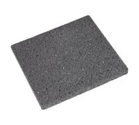 POPETPOP Plancha para Parrilla Teppanyaki de Piedra Volcánica 18 CM | Retención de Calor, Superficie Lisa, Reutilizable y Fácil de Limpiar, para Cenas y Picnics