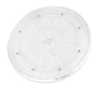 POPETPOP Plato Giratorio Diseño Antideslizante y Tacto Cómodo de Acrílico Transparente Redondo para Almacenamiento en Bonsáis y Especias