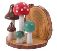 POPETPOP Porta Pañuelos de Papel Diseño de Seta de Madera, Estilo Fantasía, Centro de Equilibrio Dispensación Suave para Decoración de Mesa Comedor