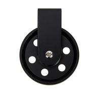POPETPOP Ruedas De Polea Negras: Lámpara Colgante Enchufable Poleas De Montaje En Techo De Pared Vintage para Lámpara Colgante Poleas De Cenador Industrial Rústico para Lámpara De Araña
