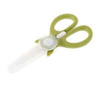 POPETPOP Tijeras de Cerámica Suplementarios Afiladas para Alimentos y Mango de Plástico Seguro, Herramienta Portátil para Cortar, Fideos y Verduras Aire Libre