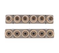 POPETPOP Tiras de Contacto de Silicona Conductora para Reparación de Teclado Electrónico 6 Teclas, Kit de Repuesto Durable para Piano Digital, Accesorio para Restaurar Funcionamiento