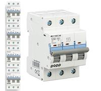 POPP® Electric Interruptor Automático Magnetotérmico 3 Polo serie MSC83 gama Industrial CURVA C corte 6000A 6A,10A,16A,20A,25A,32A,40A,63A Pack 4,8 (Pack 4 unidad, 32A)