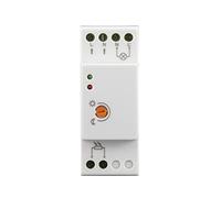 POPP® Electric Interruptor Crepuscular de Luz con Sensor Fotoeléctrico Día/Noche 20A IP65 Instalación en Carril DIN (Pack 1 unidad)