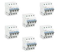 POPP® Interruptor Automático Magnetotérmico 4P serie MSC84 gama Industrial CURVA C corte 6000A 6A,10A,16A,20A,25A,32A,40A,63A Pack 3,6 (Pack 6, 40A)
