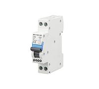 POPP® Interruptor Automático Magnetotérmico industrial CURVA C DPN SERIE MSN81NC 6A 10A 16A 20A 25A 32A 40A (DPN, 10A)