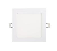 Popp® Pack x1 Placa Downlight LED Empotrable Cuadrado 10W corte de Techo 130x130mm 800Lm Luz neutra 4000K chip No flicker LUMILEDs, para cocina,pasillos,domitorio,salón (10W 4000K)