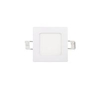 Popp® Pack x10 Placa Downlight LED Empotrable Cuadrado 10W corte de Techo 130x130mm 800Lm Luz neutra 4000K chip No flicker LUMILEDs, para oficina,pasillos,domitorio,salón(10W 4000K 10 unidad)