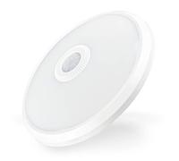 Popp® Plafón LED con Sensor de movimientos por Infrarrojos IP20 16W Luz Neutra 4000K 1150Lumen, SMD2835 interior,exterior,pasillos,cocinas,garaje ref:SM-11B (Pack 1 unidad)