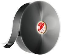POPPSTAR Cinta de silicona autosellante, 11m x 25mm, cinta aislante y de sellado (agua, aire), negro, 1 rollo