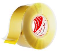 POPPSTAR Cinta de silicona autosellante, 3m x 25mm, cinta aislante y de sellado (agua, aire), amarillo, 1 rollo