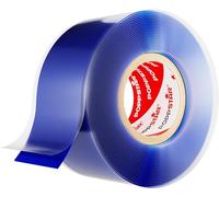 POPPSTAR Cinta de silicona autosellante, 3m x 25mm, cinta aislante y de sellado (agua, aire), azul, 1 rollo