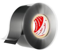 POPPSTAR Cinta de silicona autosellante, 3m x 25mm, cinta aislante y de sellado (agua, aire), negro, 1 rollo