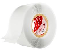 POPPSTAR Cinta de silicona autosellante, 3m x 25mm, cinta aislante y de sellado (agua, aire), transparente, 1 rollo
