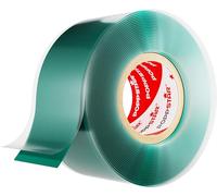 POPPSTAR Cinta de silicona autosellante, 3m x 25mm, cinta aislante y de sellado (agua, aire), verde, 1 rollo