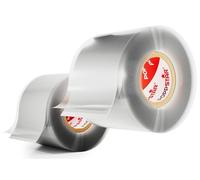 POPPSTAR Cinta de silicona autosellante, 3m x 38mm, cinta aislante y de sellado (agua, aire), gris, 2 rollos