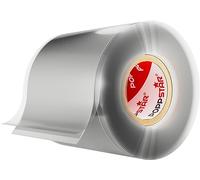 POPPSTAR Cinta de silicona autosellante, 3m x 50mm, cinta aislante y de sellado (agua, aire), gris, 1 rollo