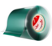 POPPSTAR Cinta de silicona autosellante, 3m x 50mm, cinta aislante y de sellado (agua, aire), verde, 1 rollo