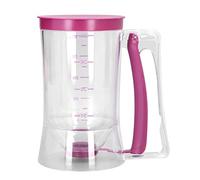 Porcionador de Masa, Dispensador de Masa para Pasteles, Vaso Medidor de 900 Ml, Dispensador de Masa con Tapa y Báscula para Tortitas Muffins Gofres y Cupcakes