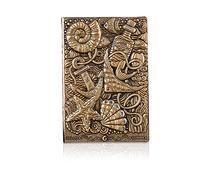 PORRASSO A5 - Cuaderno de notas (impermeable, diario, retro, cuaderno hecho a mano, poliuretano, clásico, en relieve, para hombres, mujeres, estudiantes, personal, 100 hojas, 21,5 x 14,5 cm)