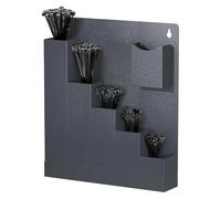 Porta bridas de pared, contenedor de 6 bolsillos para cobertizo - Soporte bridas para gestión de cables, para instaladores, propietarios de casa, oficina doméstica, estudio, taller, garaje, caravana