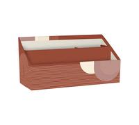 Porta cartas Clairefontaine Terracotta 25x10x14 cm