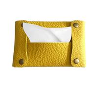 Porta pañuelos de bolsillo - de almacenamiento de pañuelos suave de 14 x 8,5 cm, Organizador de bolsillo, Estuche de cuero de PU de papel, Bolsas sanitarias para baño, Artículos pequeños p