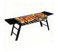 Portable Charcoal Grill - Plegable Removable Stove, Outdoor Grill with Side Trays | Compact Easy Storage Design, Quick Setup Cooking Tool, BBQ Grills Category, Ideal para Garden Camping Travel