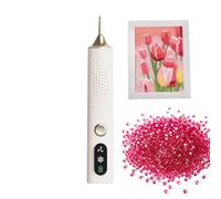 Portable Cordless Ergonomic Low Noise Pencil | Electric Gem Painting Pen | Gem Bead Art Vacuum Painting Pen For Cafe Road Trip DIY Projects Women Men Studio Classroom School