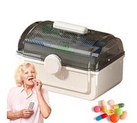 Portable Craft Box and Medicine Organizer, Ideal for Home and Kitchen