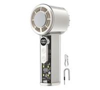 Portable Handheld Fan - 100 Speed Rechargeable Mini Fan | Digital Display