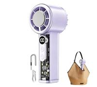 Portable Handheld Fan - 100 Speed Rechargeable Mini Fan | Digital Display