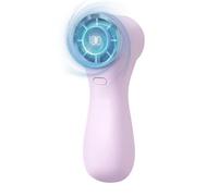 Portable Handheld Fan, Digital Display Piece, Quiet Summer Appliance For Travel School 4 pulgadas Length Rustproof Metal Part Handheld Cooling Tool Heavy Duty Air Gear Daily Blower Support Modern