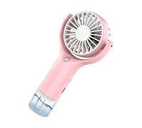 Portable Mini Misting Fan 3-Speed Handheld USB Rechargeable Cooling Spray