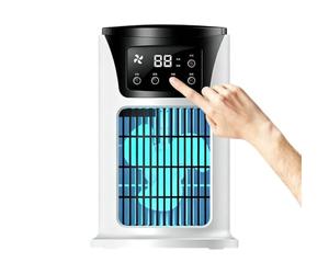 Portable Mister - Enfriador evaporativo para escritorio, oficina, hogar | Ventilador de niebla alimentado por USB de seis velocidades con tanque de agua que proporciona un spray de niebla fría